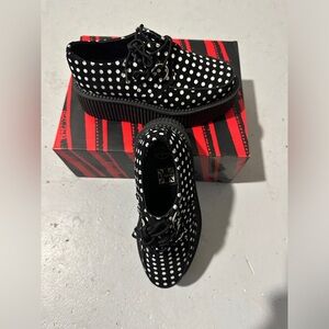 polka dot creepers item a 8522-04